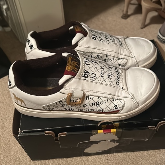 Gwen Stefani L.A.M.B. White tennis shoes - Picture 9 of 11